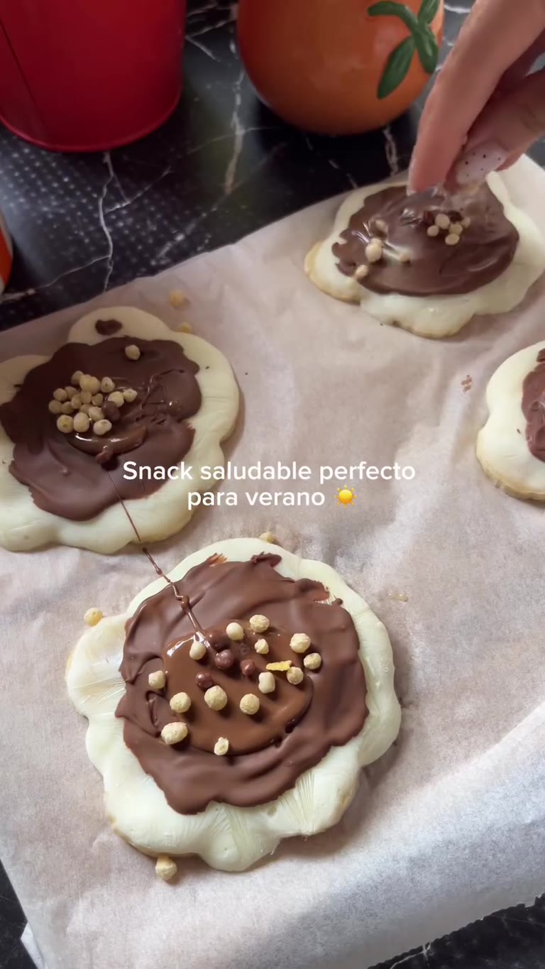 Snack de plátano y chocolate congelado (3 ingredientes)