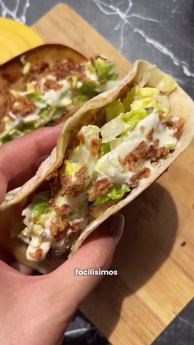 Tacos César saludables